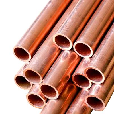 China Red Copper 99% Pure Copper Nickel Pipe 20mm 25mm Copper Tubes / Pipe 1/4 Price Te koop