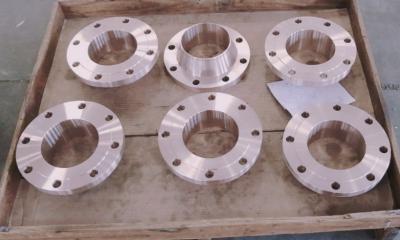 China Welding Flanges Pipes Copper Nickel Steel Flanges 1'' 150 Class RF ASTM A105 ASME16.9 Cuni C70600 Flanges for sale