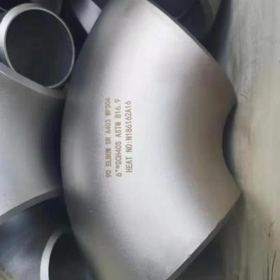 China 304 instalaciones de tuberías soldadas con autógena de acero inoxidables 316L 90 grados codean las colocaciones inoxidables de la conexión de tubería de acero en venta
