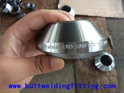 China Butt Welded Pipe Fittings Stainless Steel Inlet / Outlet Fittings Thread Weldolet 1/2-20 inch for sale