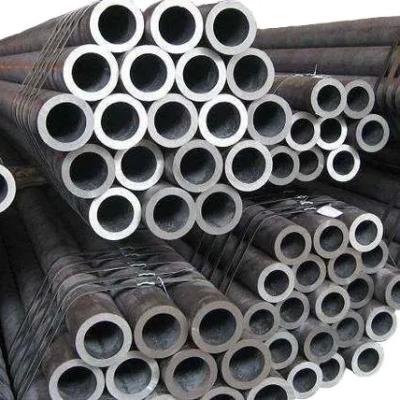 China API Cold Drawn Carbon Steel Pipe Round Section 2.5 - 80 Mm Hydrostatic Test Black Painting for sale