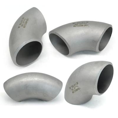 China 304 316l Stainless Steel Elbow 90 Degree Welding Seamless Pipe Fitting Tube Bend Pipe Fittings Connection Reducing Elbow en venta