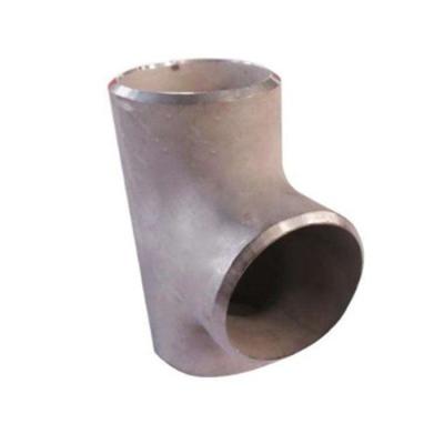 China ASME B16.9 BW Seamless Steel Sch40 Pipe Fittings Tees SS904L Stainless Steel Reducing Tee / Equal Tee for sale