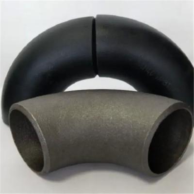 中国 carbon steel elbow pipe fittings 90 degree welding industrial grade seamless stamping butt welding elbow 販売のため