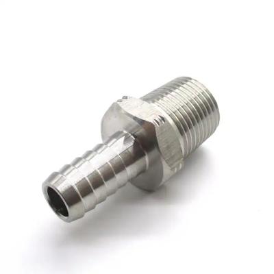 Chine Wholesale High Quality Stainless Steel NPT Tube Union Thread Adapters 1/2 Barb To 1/2 NPT Connector Fitting à vendre