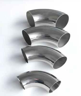 Китай Stainless Turbo Manifold Bends 304 Stainless Steel 90 Degree Sanitary Elbow Long Radius For Schedule 10 Fitting продается