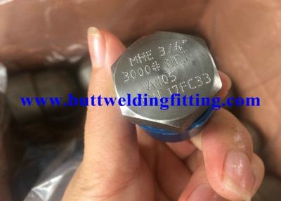 China Carbon Steel Forged Steel Pipe Fittings Hex Head Plug 2” #3000 NPT A105 NPT Galvanized for sale