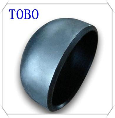 China TOBO Butt Welding Fitting Pipe Caps Sch 40 Carbon Steel Vent Pipe Fitting Caps for sale