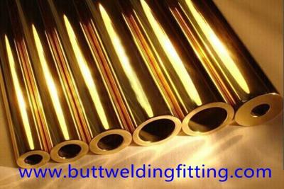 China Brass Pipe / Copper Nickel Tube OD 6 - 8mm For Military Industry for sale