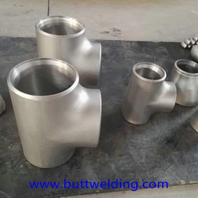 China JIN Sch40 4inch 90/10 Stainless Steel Tee Copper Nickel Equal Tee Tube Galvanized Pipe Fittings for sale