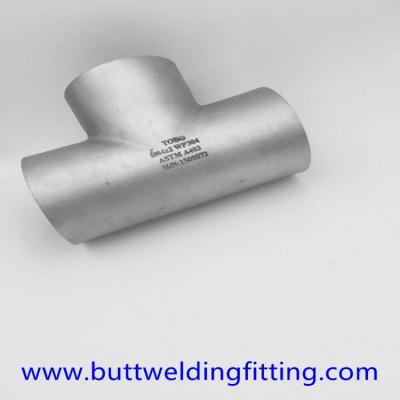 China Stainless Steel SUS304 Pipe Fittings Equal Tee 10 Inch ASME B16.9 3 Way Connector for sale