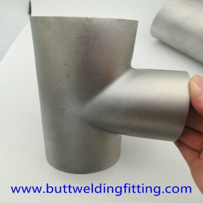 China Dn15-3000 Stainless Steel Tee , Astm A234 Gr Wpb Butt Weld Reducing Tee for sale