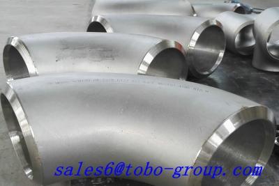 中国 SCH40S ASTM B16.9の円形90度の長い半径の肘の鋳造のニッケル合金のバット溶接の管付属品 販売のため