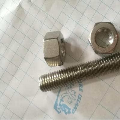China Hex Head Stainless Steel 12*150mm 316L Stud Bolt and Nuts Forged Pipe Fittings for sale