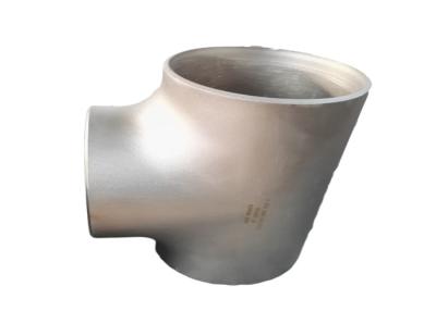 China Seamless SCH80 Nickel Alloy Pipe Fittings Equal Tee ASTM B366 N08825 for sale