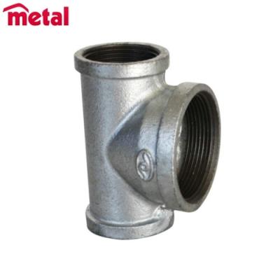 China Fatigue Resistance Butt Weld Fittings Stainless Steel Thread Female Equal Tee 304 ASME B16.9 for sale