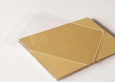 China Double Sided Adhesive Film PMMA Clear Acrylic Sheet for sale