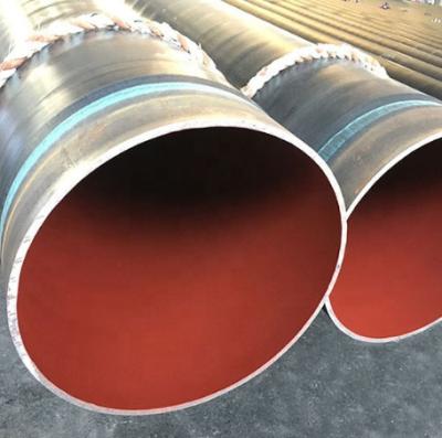 China 3PE externo FBE interno cubrió la tubería de acero inconsútil del carbono de la corrosión anti en venta