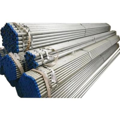China Hot Dip Galvanized Round Steel Pipe / GI Pipe Pre Galvanized Steel Pipe Galvanized Tube For Construction for sale