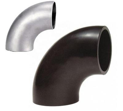 China Carbon Steel Butt Welding Fittings 316L Fitting Stainless Steel 90 Deg Elbow Pipe Fitting For Pipe for sale