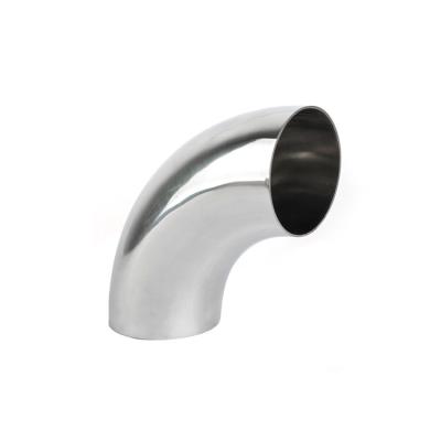 China 304 316L Sanitary Welding Pipe Fitting Elbow Supplier 90 Degree Sanitary Stainless Steel Elbow for sale