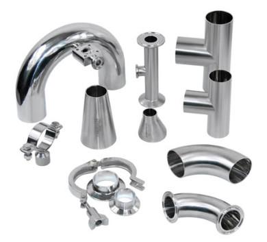 China Stainless Steel 304 Sanitary Weld Tee 4 Way Tee Pipe Fitting for sale
