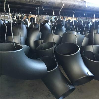 China Extremo de alta calidad del acero de carbono soldado con autógena para tuberías el codo de 90 grados de la instalación en venta