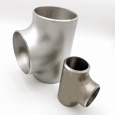China Ansi B16.9 Pipe Fittings Equal Tee Butt Welding SMLS TEE 1/4 Inch To 40 Inch Rollingsand for sale