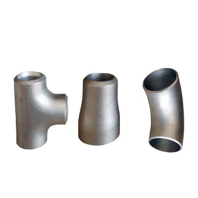 China Galvanized Pipes And Fittings For Plumbing Butt Weld Carbon Steel Tee Pipe Fitting for sale