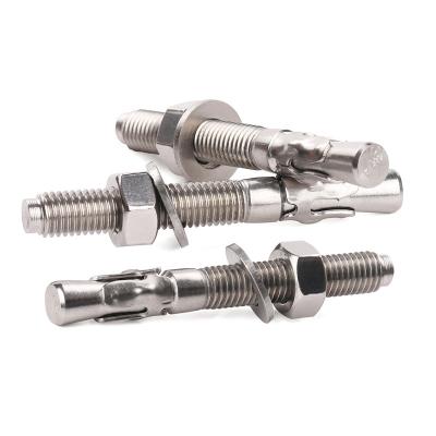 China Fasteners Manufacturers Stainless Steel Hilti Anchor Bolt Wedge Anchor Expansion Bolt Through Bolt for sale