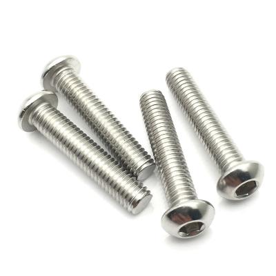 China China Fastener Iso 7380 M3 M4 M5 M6 M8 304 Stainless Button Head Allen Bolt for sale