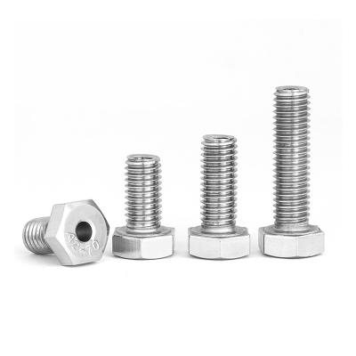 China Stainless Steel Hollow Bolt With Hole Banjo Bolt And Nut Screw Automotive Fasteners Hex Head for sale