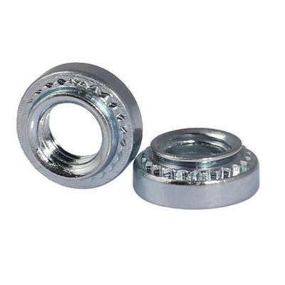 China Hot Pressing In Nut Rivet Lock Nut/Hex Nut Steel Round Self Lock Clinching Fasteners for sale