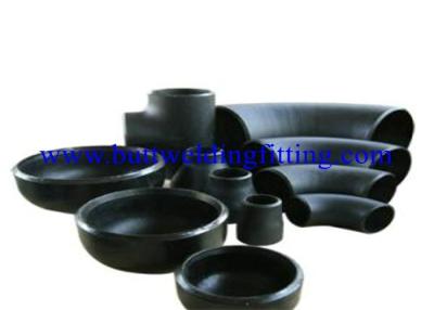 China Black Welded Pipe Fittings Stainless Steel Pipe End Caps ASTM A234 WP22 / WP9 / WP91 for sale