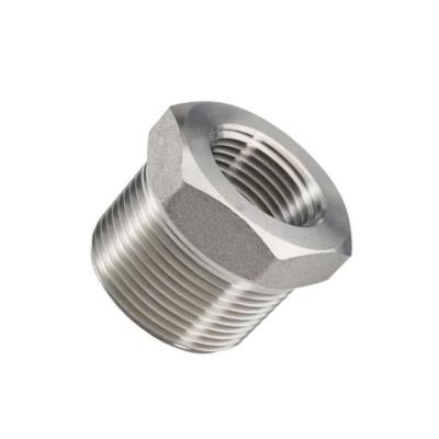 China ANSI Forged Fittings NPT Female Threaded Stainless Steel 304L Bushing Fittings for sale