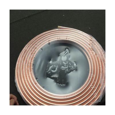 China Pancake Coil Copper Tube / Copper Pipe Tube 99 9 Cu Copper for Air Conditioner for sale