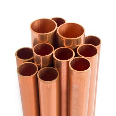 China Straight lengths hard temper refrigeration copper tube ac copper pipe for air conditioners for sale