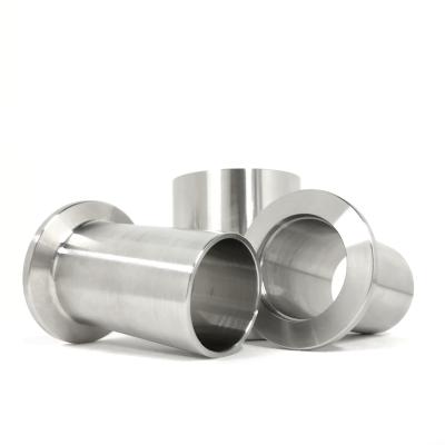 China SS304 Vacuum Nipple Fittings KF Stub End Lapped Flange for sale