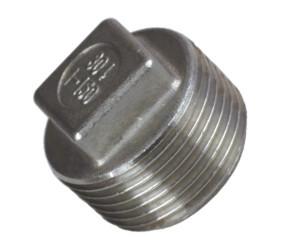 China Plug Stainless steel Fittings and Couplings CF8M/CF8 ,150LB.3/8