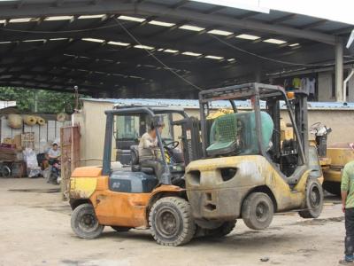 China Used Toyota Forklift 5T Japan made, 5T Forklift 4m lifting height year 2008 for sale