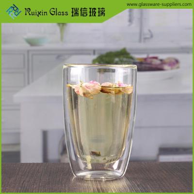 China 350ML 12oz Best insulated heat resistant double walled glasses wholesale for sale