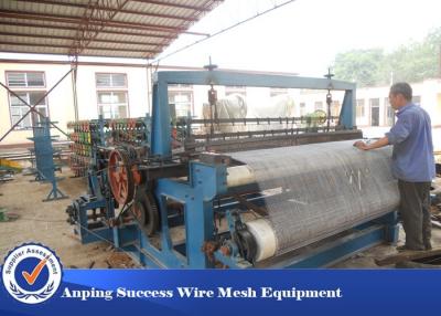 China 650-1500KG Crimped Wire Mesh Weaving Machine With Flat Top Crimped Type for sale