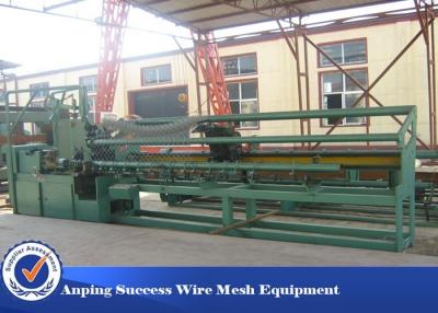 China Green Customized Chain Link Fence Making Machine For Low Carbon Wire Te koop