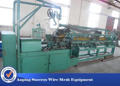 中国 3000mm Chain Link Fence Making Machine Servo Motor Weaving Plc Controlled 販売のため