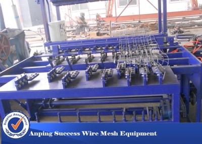 China Hot Dipped Galvanized Wire Grassland Fence Machine Blue Color Easy Operation for sale