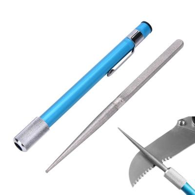China Pen Shaped Diamond Sharpening Rod , Custom Garden Shears Sharpening Tool for sale