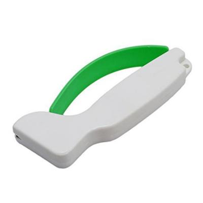 China Sacapuntas de cuchillo de la manija de Accusharp, sacapuntas del utensilio de jardinería con blanco y verde en venta