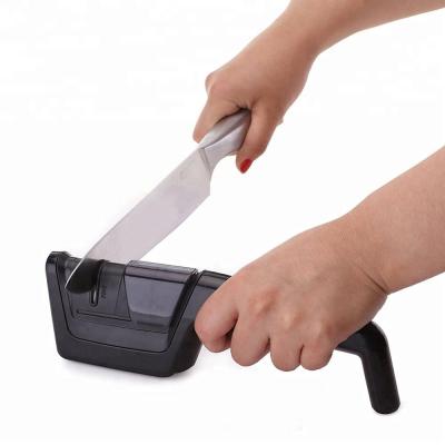 China 2 Stage Any Color Household Knife Sharpener Weight 170g Alloy Wheel Knife Sharpener for sale