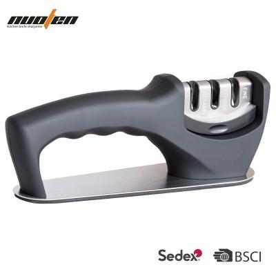 China 3 Stages Household Knife Sharpener Kitchen Accessories 260g 205 * 62 * 73mm for sale