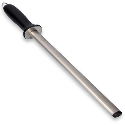 China Diamante Rod afilador de acero de los sacapuntas de cuchillo de la piedra de afilar con la manija del ABS para la herramienta profesional de la cocina en venta